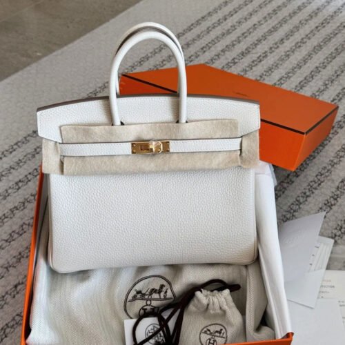 Hermès Birkin 白色皮革手袋