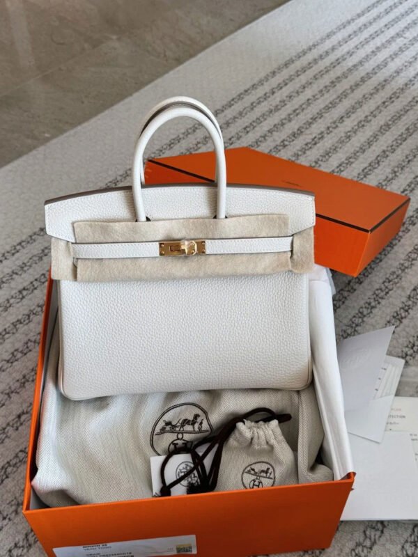 Hermès Birkin 白色皮革手袋