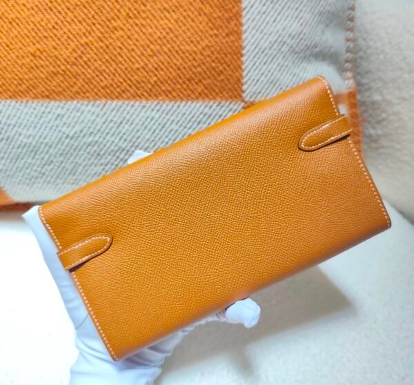 (Hold)🌈Hermes🧡門市現貨🧡Kelly Wallet🌈金棕金扣