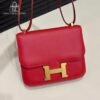 🌈Hermes❤️Mini Constance 19❤️Q5國旗紅金扣