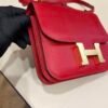 🌈Hermes❤️Mini Constance 19❤️Q5國旗紅金扣