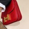 🌈Hermes❤️Mini Constance 19❤️Q5國旗紅金扣