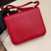 🌈Hermes❤️Mini Constance 19❤️Q5國旗紅金扣