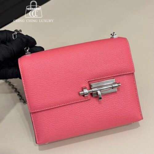 🌈Hermes💗Mini Verrou💗8W唇膏粉銀扣💗