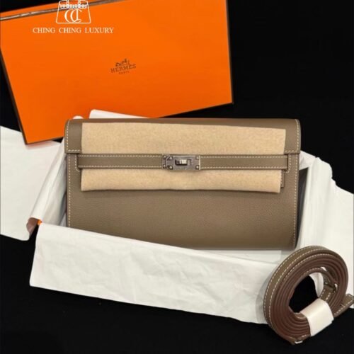 (SOLD 可預訂) Kelly to go🧡大象灰銀扣🧡