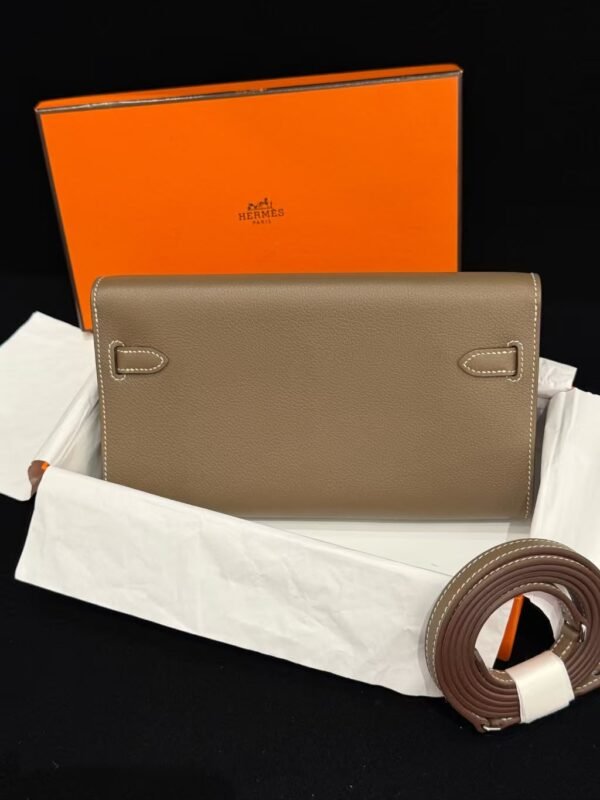 (SOLD 可預訂) Kelly to go🧡大象灰銀扣🧡