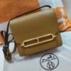 🌈Mini Roulis 19🧡門市現貨🧡2H牛皮紙色金扣🧡