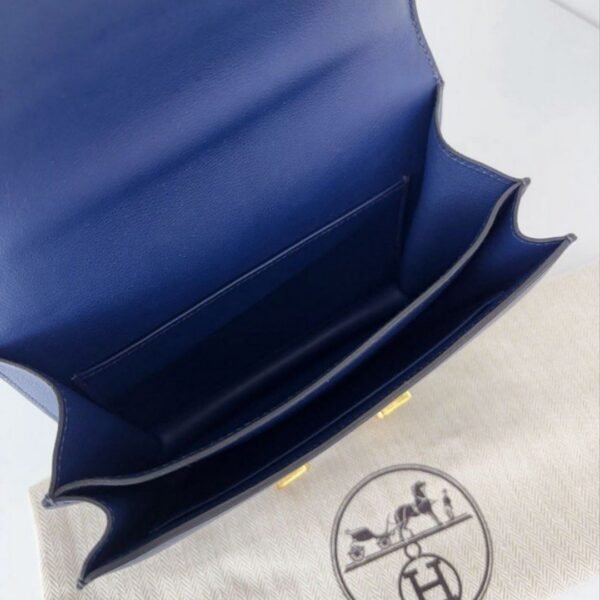 💙Mini Constance 19💙寶石藍金扣💙