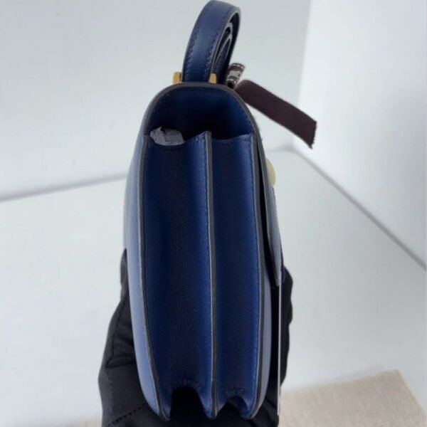 💙Mini Constance 19💙寶石藍金扣💙